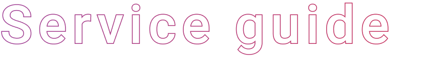 Service guide