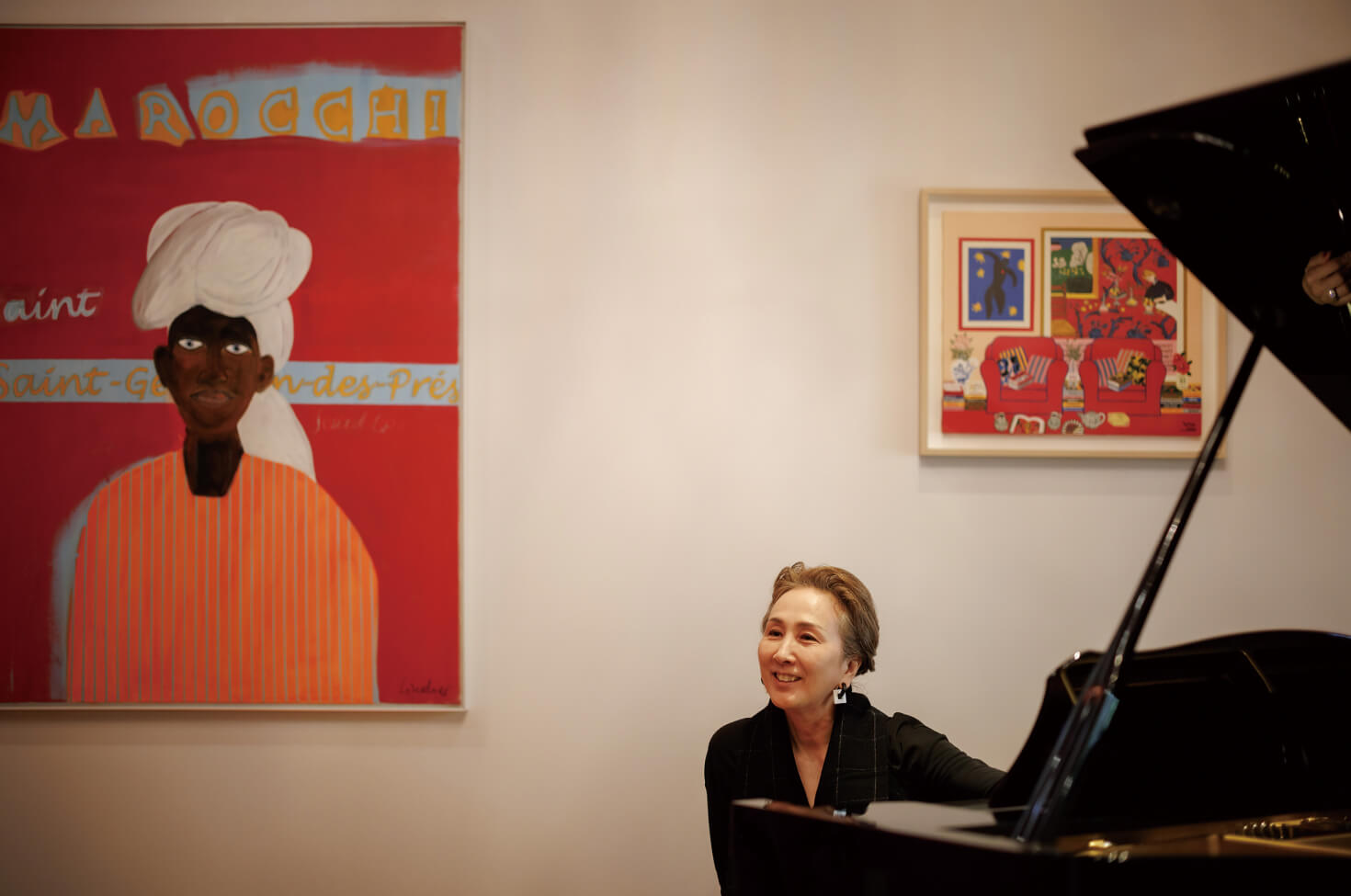 絵と本と音楽のある家